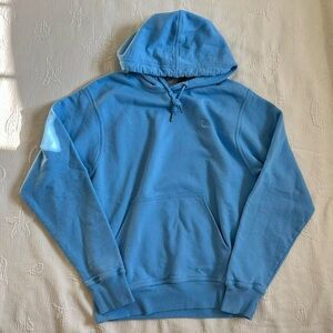 Champion Light Blue Hoodie with Logo